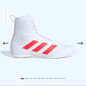 SPEEDEX 18 BOXING SHOES White  Red Grey
M 8 W 9